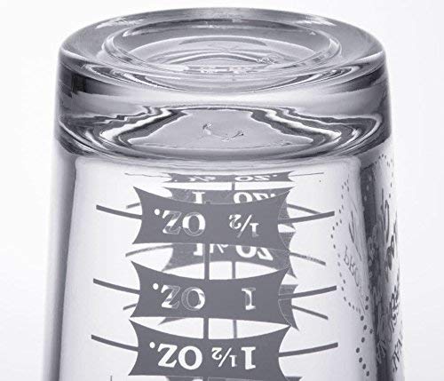 [Australia - AusPower] - Professional Measuring Glasses, Two - 4 oz Measuring Glasses (2) 