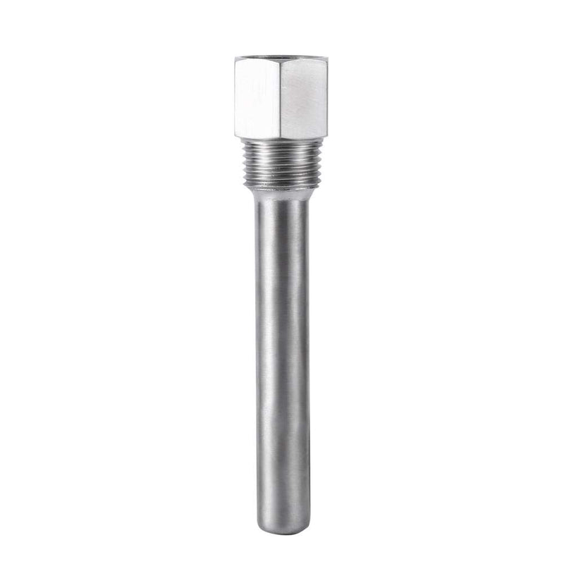 [Australia - AusPower] - Stainless Steel Thermowell 1/2 inch NPT Threads for Temperature Sensors, Thermometer Instruments Thermowells. 