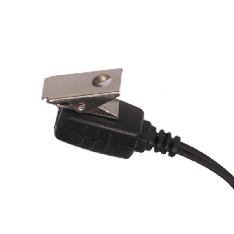 [Australia - AusPower] - Amotionergy G-Shape Earpiece Headset Compatible for ICOM IC-F14 IC-F24S IC-F11 IC-F21 IC-F4011 IC-F3011 IC-F3013 IC-F3GT IC-F33GT IC-V8 IC-V82 IC-U82 2 Pin Earphone Earhook with Mic (2 Pack) 