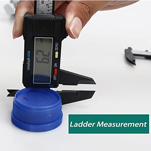 [Australia - AusPower] - Electronic digital calipers, LCD screen displays 0-6"caliper measuring tool, automatic shutdown, inch and millimeter conversion, suitable for jewelry measurement and 3D printing 