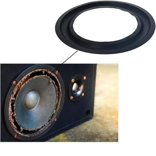 [Australia - AusPower] - Fielect 3.5inch/90mm Foam Speaker Edge Surround Rings Replacement Kit for Speaker Repair or DIY Black 1Pcs 3.5inch /90mm 