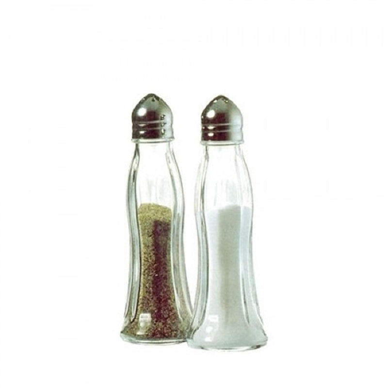 [Australia - AusPower] - Pasabahce Salt And Pepper Shaker with Metal Lids 