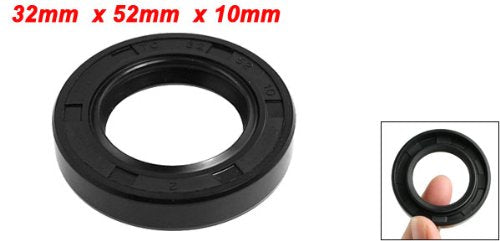 [Australia - AusPower] - uxcell Steel Spring Double Lip 32 x 52 x 10mm Rotary Axle TC Oil Seal 