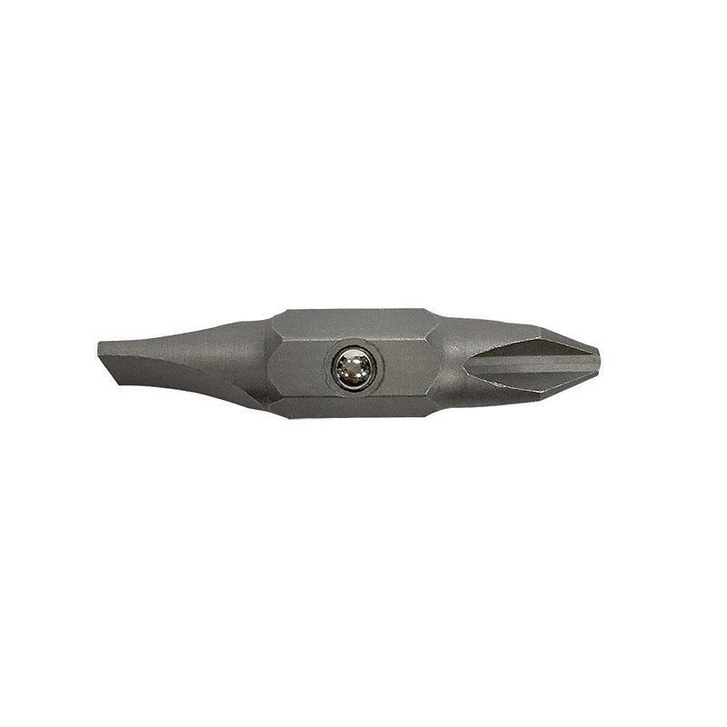 [Australia - AusPower] - Klein Tools 32483 Bit for 11-in-1 and 10-in-1 Klein Screwdriver Nut Driver, #2 Phillips, 1/4-Inch Slotted #2 Phillips, 1/4" Slotted 