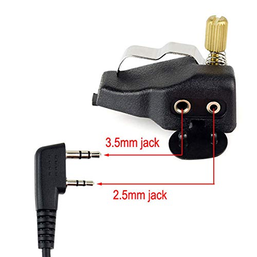 [Australia - AusPower] - Audio Adapter for Kenwood Radio TK385 TK-5310 TK2140 NX-200 NX-210 NX-300 