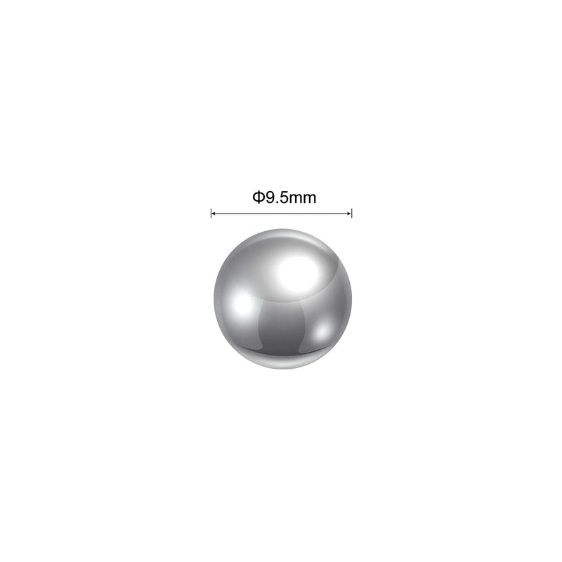 [Australia - AusPower] - uxcell 50pcs 9.5mm 201 Stainless Steel Bearing Balls G200 Precision 50 