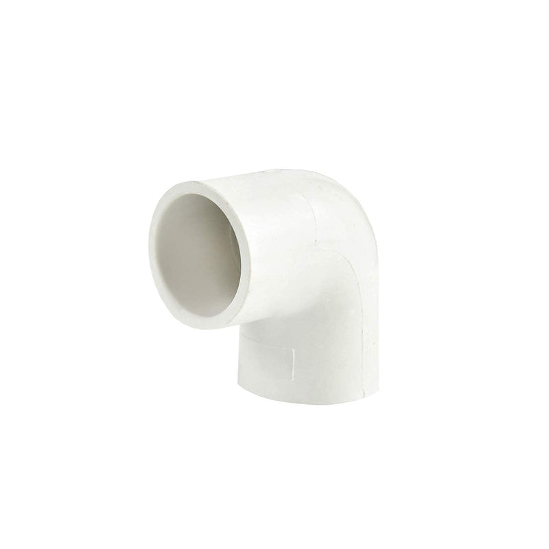 [Australia - AusPower] - FangKingNo 10pcs 1/2" 2-Way PVC Pipe Fitting 90 Degree Elbow PVC Adapter Coupling Schedule 40 White Socket 90 Degree PVC Pipe Elbow - 10 Pack , (0.5 Inch) 0.5 Inch 