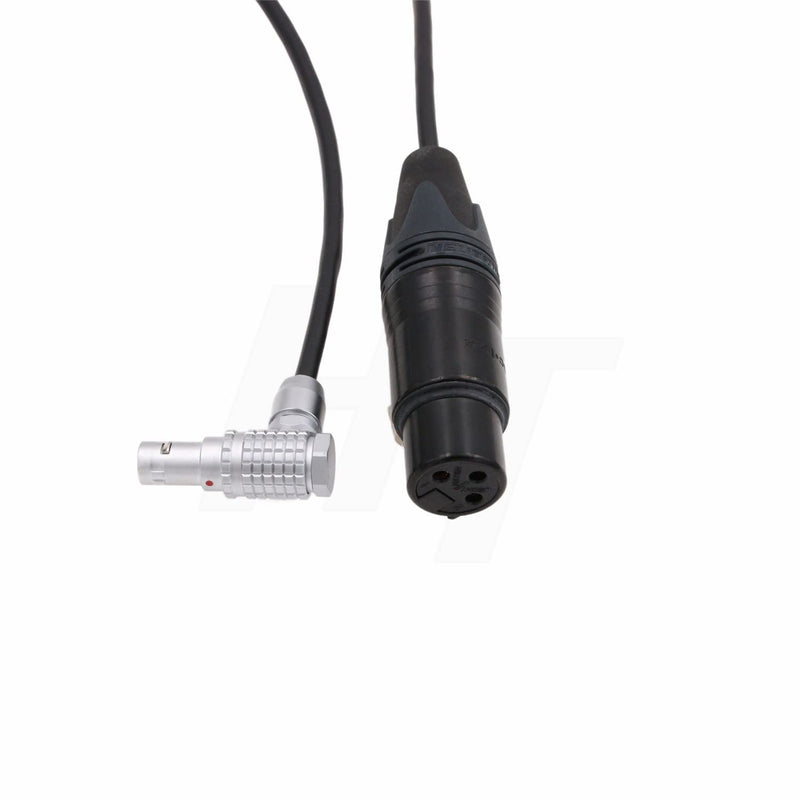 [Australia - AusPower] - HangTon Audio Cable XLR 3 Pin to Right Angle 6 Pin for ARRI Alexa 35 and Mini LF Camera 60cm R-XLR 