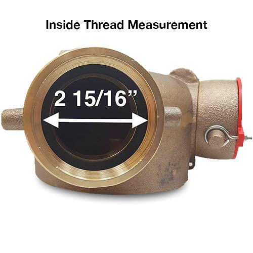 [Australia - AusPower] - 2 1/2" Plastic Breakable Fire Department Connection (FDC) Cap for Sprinkler and Standpipe Connections (2 Pack) 