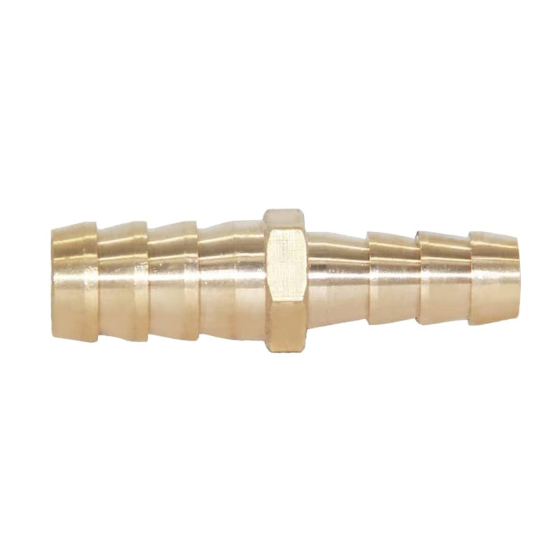 [Australia - AusPower] - Joywayus 3/8" to 1/2" Reducer ID Hose Barb Splicer, Hex Union Fitting Intersection/Split Brass Water/Fuel/Air 3/8"x1/2" 