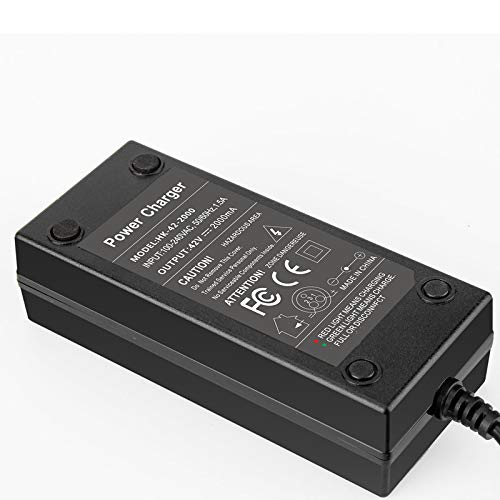 [Australia - AusPower] - Power Adapter Female DC Port Inline Connector for 36V Electric Bike Lithium Battery Charger, for 36V li-on Battery Pack, 42V 2A Charger, Diameter 5.5mm, 2.1mm 