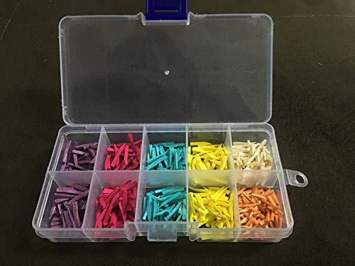 [Australia - AusPower] - 600pcs/Box Mixed Dental Fixing Wood Wooden Wedges for Dental Restoration for Matrices 