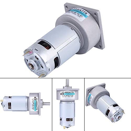 [Australia - AusPower] - 60GA775 DC12V 35W DC Geared Motor Large Torque Speed Adjustable Micro DC Geared Motor (300R) 300R 