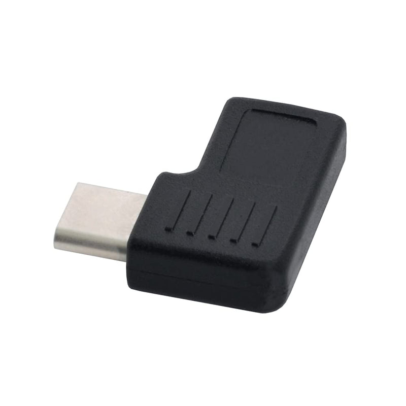 [Australia - AusPower] - NFHK 90 Degree Right & Left Angled USB 3.1 Type-C Male to Female Extension Adapter for Laptop & Tablet & Mobile Phone 