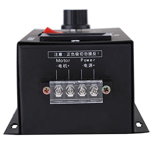 [Australia - AusPower] - Universal PWM DC 6V-90V 15A Wide Voltage Stepless Brushed Motor Speed Controller High Precision Variable PLC Voltage & Speed Regulator With Output Voltage LED Display 