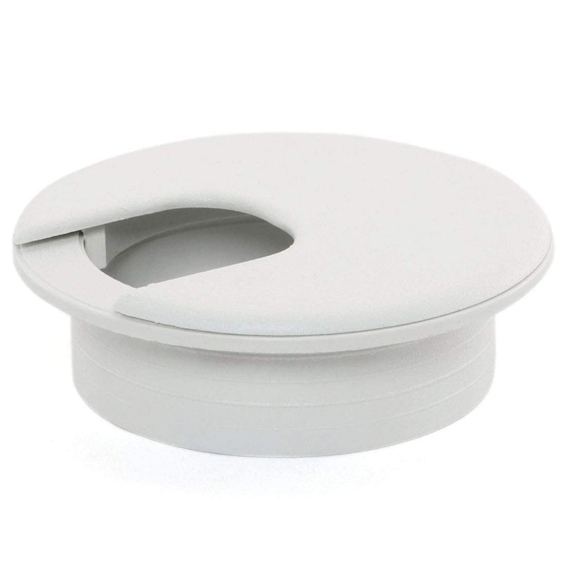 [Australia - AusPower] - 4pcs 2 Inch Desk Wire Cord Cable Grommets Hole Cover for Office PC Desk Cable Cord Organizer Plastic Cover (White-4Pcs) White-4Pcs 