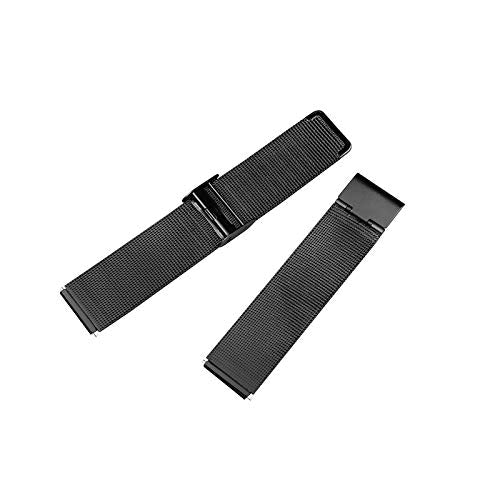 [Australia - AusPower] - Compatible with Samsung Galaxy Watch 46mm Bands&Gear S3 Frontier Classic Smartwatch Band，22mm Mesh Woven Stainless Steel Strap Watch Band Compatible with Samsung Galaxy Watch 46mm Band Black 