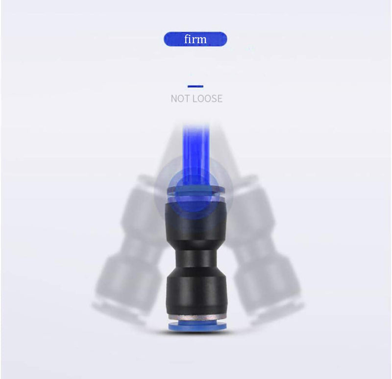 [Australia - AusPower] - 10mm Quick Fitting, 3/8” OD Push to Connect Pipe Tube Straight Fittings, Pneumatic Air Line Connector 20Pcs 10mm 