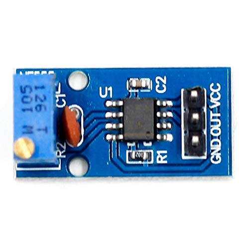 [Australia - AusPower] - DAOKI 5 Pack NE555 Pulse Generator Adjustable Frequency Single Channel Output Module for Arduino Smart Car with Dupont Cable 