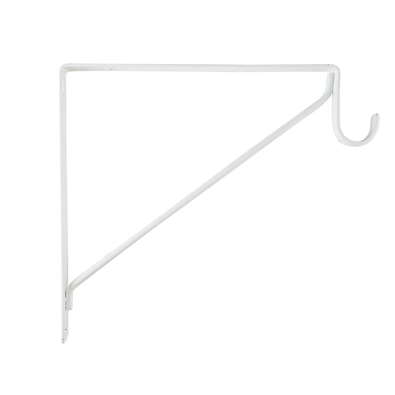 [Australia - AusPower] - Stanley Hardware S822-094 108BC Heavy Duty Shel and Rod Bracket in White 