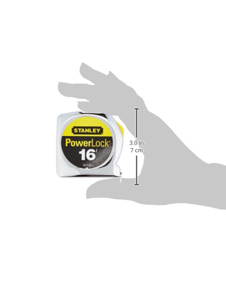 [Australia - AusPower] - STANLEY PowerLock Tape Measure, 16-Foot (33-116) 