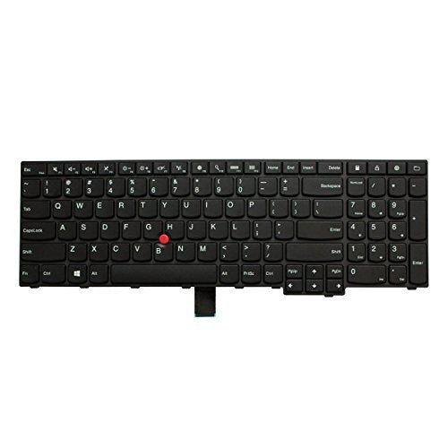 [Australia - AusPower] - SUNMALL Laptop Keyboard Replacement with Frame Compatible with Lenovo Thinkpad E550 E550C E555 E560 E565 Series Laptop Black US Layout 