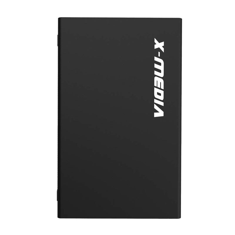 [Australia - AusPower] - X-MEDIA XM-EN3200 3.5-Inch USB 2.0 SATA Aluminum Hard Disk Drive HDD External Enclosure Case, Support 2.5/3.5-Inch SATA/SSD Hard Disk Drive 