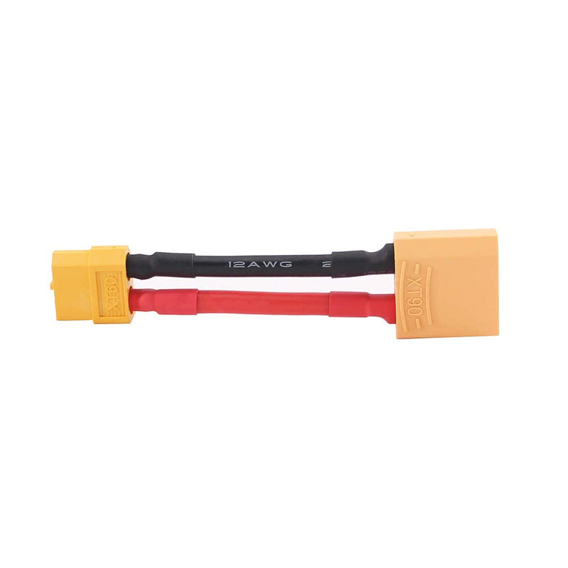 [Australia - AusPower] - OliRC 3pcs XT90 Male to XT60 Female RC Connector Converter Adapter with 12awg 5cm Wire(C86-3) 