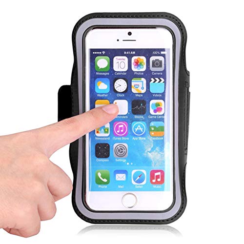 [Australia - AusPower] - Armband Case Fits iPhone 8 7 6 6S Sweat Resistant Running Pouch Phone Holder for Nuu A3 A6L Adjustable Arm Band with Key Pocket S 