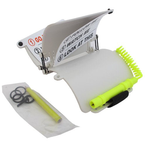 [Australia - AusPower] - Scuba Choice Scuba Diving 3 Panels Wrist Writing Slate with Text and Pencil 