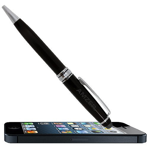 [Australia - AusPower] - Amzer AMZ94861 Dual Skatch and Styli Pen for Smartphones/Tablets - Retail Packaging - Black Standard Packaging 