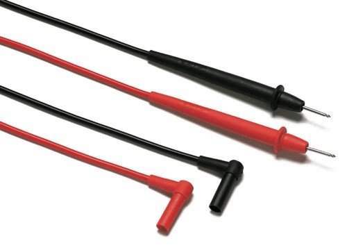 [Australia - AusPower] - Fluke TL175E TwistGuard Double Insulated Silicone Test Lead Set with Removable 4mm Lantern Tips, 2mm Diameter Probe Tips 