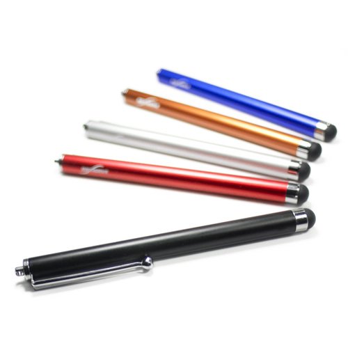 [Australia - AusPower] - Stylus Pen for Panasonic Toughpad FZ-M1 (Stylus Pen by BoxWave) - Capacitive Stylus, Rubber Tip Capacitive Stylus Pen for Panasonic Toughpad FZ-M1 - Jet Black 