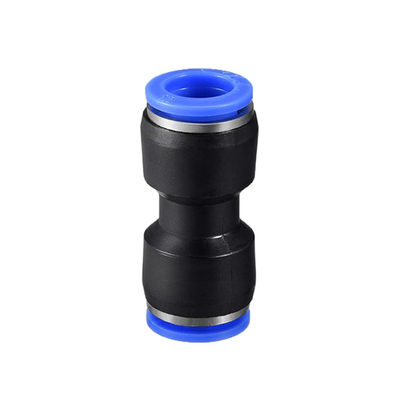 [Australia - AusPower] - uxcell Plastic Straight Union Push to Connect Tube Fitting 12mm OD Push Fit Lock Blue 10pcs 