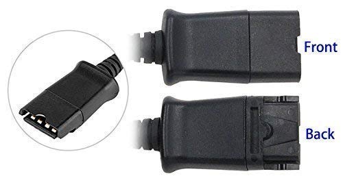 [Australia - AusPower] - Quick Disconnect Jumper - Compatible Plantronics Quick Disconnect to GN QD Quick Disconnect - Jumper to Convert Your Headset QD to Work with Their Cords Quick Disconnect Jumper 