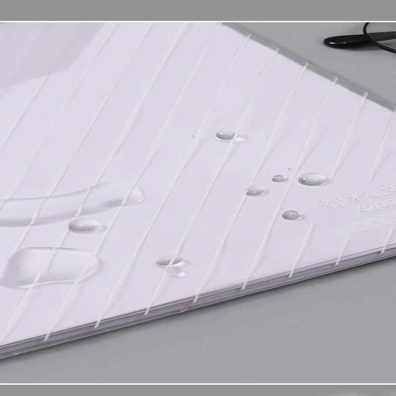 [Australia - AusPower] - 20 Pack A4 Poly Envelope Folder with Snap Button, Clear Waterproof Plastic Document Envelope Premium Quality Envelopes Folder for School Home Work Office Organization Filing Envelopes 