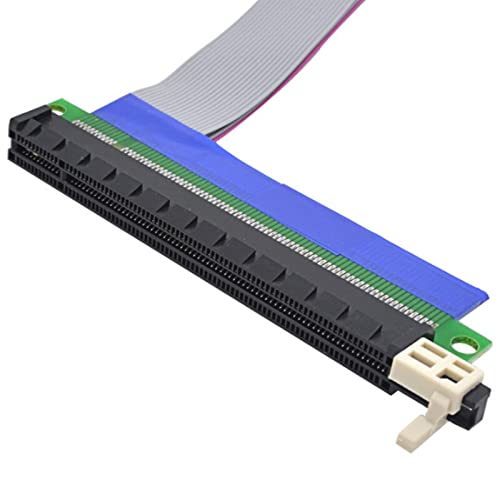 [Australia - AusPower] - BitcoinMerch.com - PCIE PCI-Express 1x to 16x Flexible Ribbon Extender Riser Adapter Cable for Cryptocurrency Crypto Ethereum ETH Mining Rig 9.6 inch 