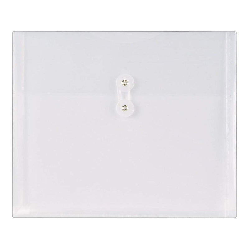 [Australia - AusPower] - 1InTheOffice Poly Envelopes w/ Side Opening, Letter, Clear, 10/Pack 