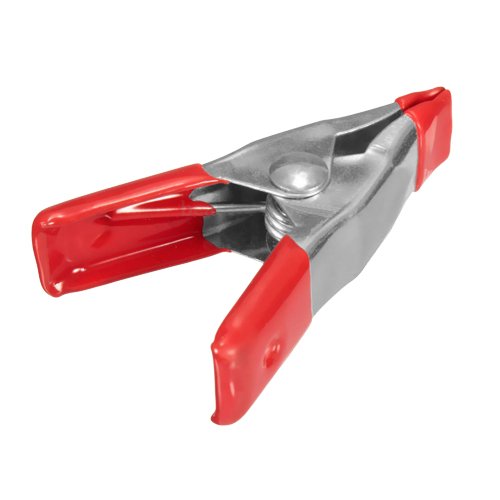 [Australia - AusPower] - Wideskall® 2" inch Mini Metal Spring Clamps w/Red Rubber Tips Clips (Pack of 6) Pack of 6 