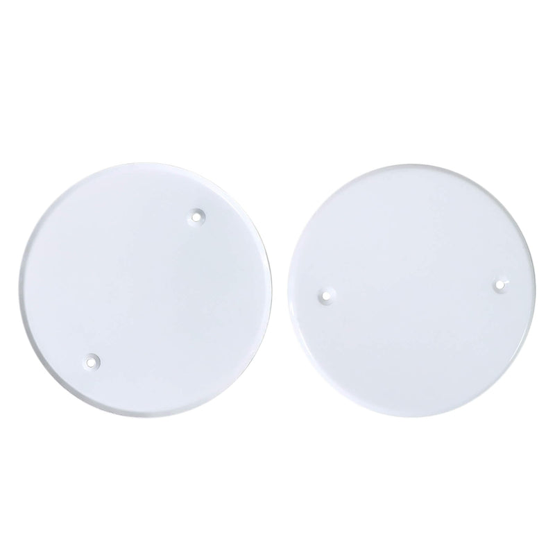 [Australia - AusPower] - Qlvily 4PCS 5" Ceiling Cover Plate, Round Electrical Box Cover, Ceiling Hole Cover, Screws Included 