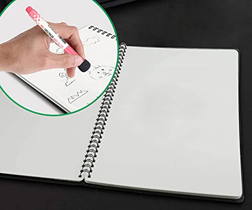 [Australia - AusPower] - L Young Whiteboard Notebook Erasable Notebook Dry Erase Board (A4) A4 