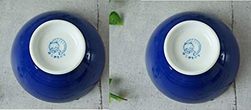 [Australia - AusPower] - Minorutouki Cat Design"NEKOCHIGURA" Rice Bowl MIKE & HACHIWARE Small Size 2 pattern set φ4.6×H2.4in 6.63oz Made in Japan 