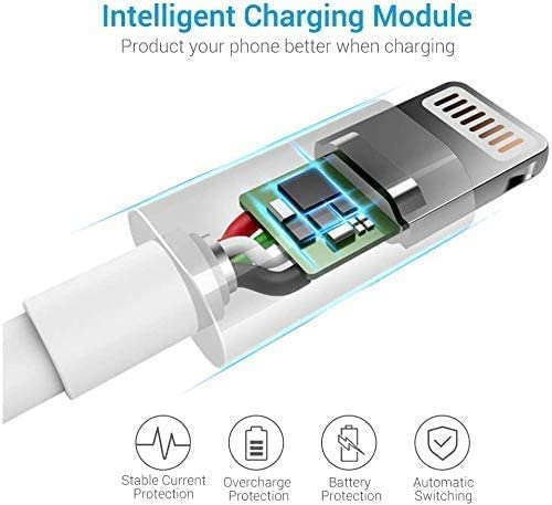 [Australia - AusPower] - iPhone Charger Lightning Cable,2 Pack Apple MFi Certified USB iPhone Fast Chargering Cord,Data Sync Transfer for 13/12/11 Pro Max Xs X XR 8 7 6 5 5s iPad iPod More Model Cell Phone Cables 