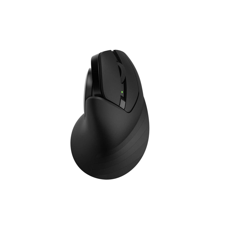 [Australia - AusPower] - MOJO Master Grip Rechargeable Silent Vertical Mouse - Bluetooth / Wireless Ergonomic Mouse w/ Adjustable Sensitivity and Quiet Buttons, Custom Software Master Grip - Triple Mode (Bluetooth + Wireless) 