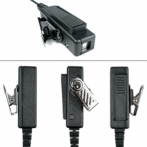 [Australia - AusPower] - 2 Pin Earpiece Headset for Motorola CP200,GP300,CLS1110,CLS1410 Walkie Talkies/Two Way Radio with Transparent Acoustic Tube 