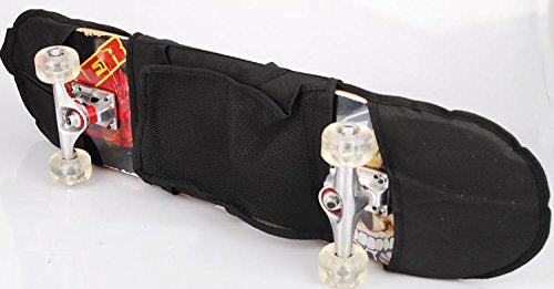 [Australia - AusPower] - Cooplay 32" 8" Black Skateboard Carry Bag Backpack Rucksack Straps with Mesh 