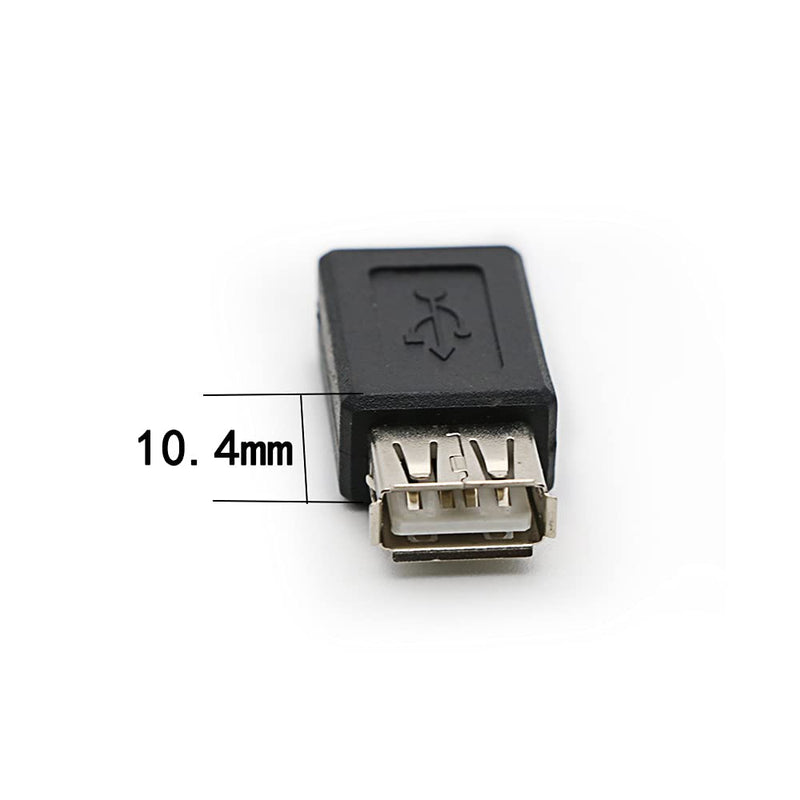 [Australia - AusPower] - 3 Pack USB 2.0 A Female to USB Micro Female Adapter Converter 