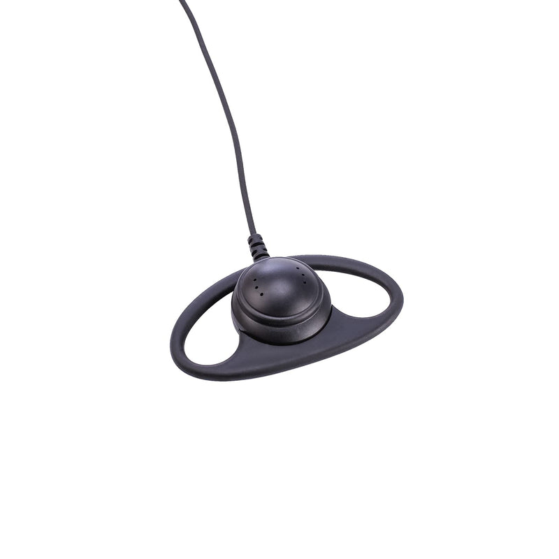 [Australia - AusPower] - POFENAL Single-Wire Walkie Talkie Earpiece Compatible for Motorola CLS1410 CP200 GP2000 XU1100 PRO1150 MU12 Radio with PTT Mic D Shaped Headset (Extensible Wire) 