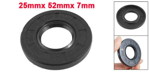 [Australia - AusPower] - uxcell Spring Loaded Metric Rotary Shaft TC Oil Seal Double Lip 25x52x7mm 
