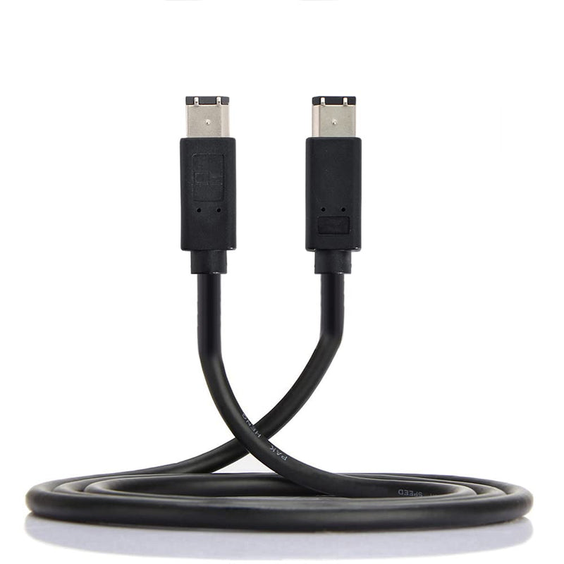[Australia - AusPower] - NFHK 6 Pin to 6Pin FireWire 400 to FireWire 400 6-6 ilink Cable IEEE 1394 1.8m Black FW-016 